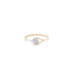 3 Leaf Chiquita Diamond Ring Facet Junction