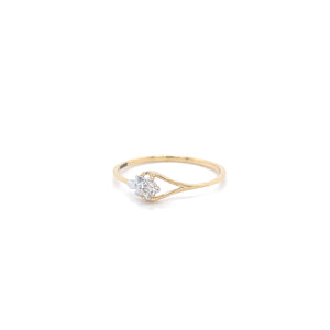 3 Leaf Chiquita Diamond Ring Facet Junction