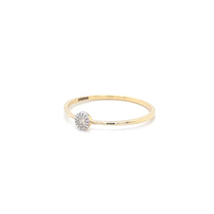 Athena Diamond Ring Facet Junction