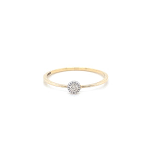 Athena Diamond Ring Facet Junction