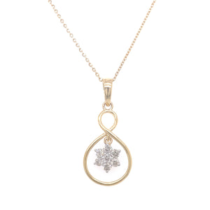 Brise Diamond Pendant Facet Junction