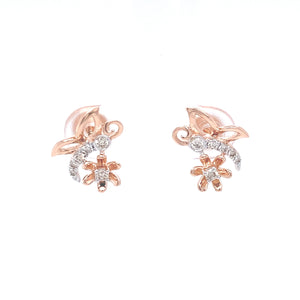 Butterfly Diamond Earrings Facet Junction