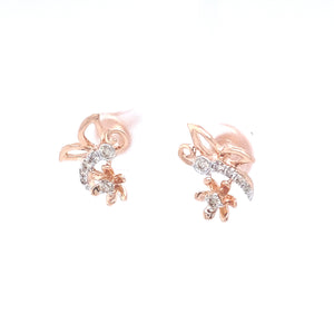 Butterfly Diamond Earrings Facet Junction