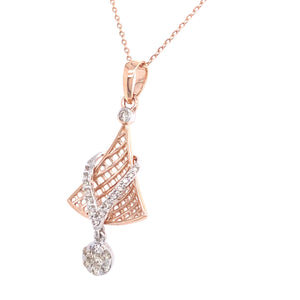 Carmel Diamond Pendant Facet Junction