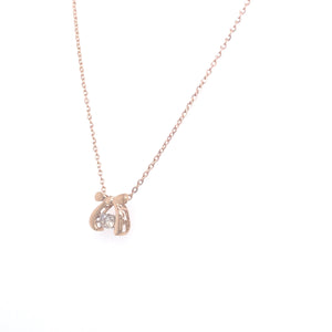 Scintillio Bow Diamond Necklace Facet Junction