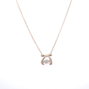 Scintillio Bow Diamond Necklace Facet Junction