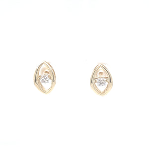 Scintillio Delicate Diamond Earrings Facet Junction