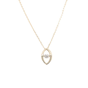 Scintillio Delicate Diamond Necklace Facet Junction