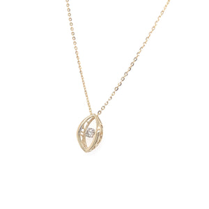 Scintillio Delicate Diamond Necklace Facet Junction