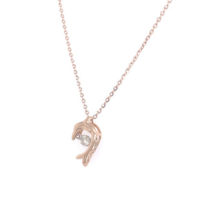 Scintillio Dolphin Diamond Necklace Facet Junction