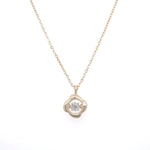 Scintillio Flower Diamond Necklace Facet Junction