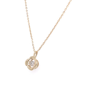 Scintillio Flower Diamond Necklace Facet Junction